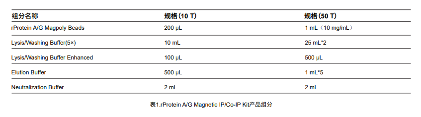 rProtein A/G Magnetic IP/Co-IP Kit插图